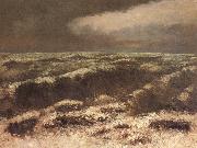 Gustave Courbet Wave oil